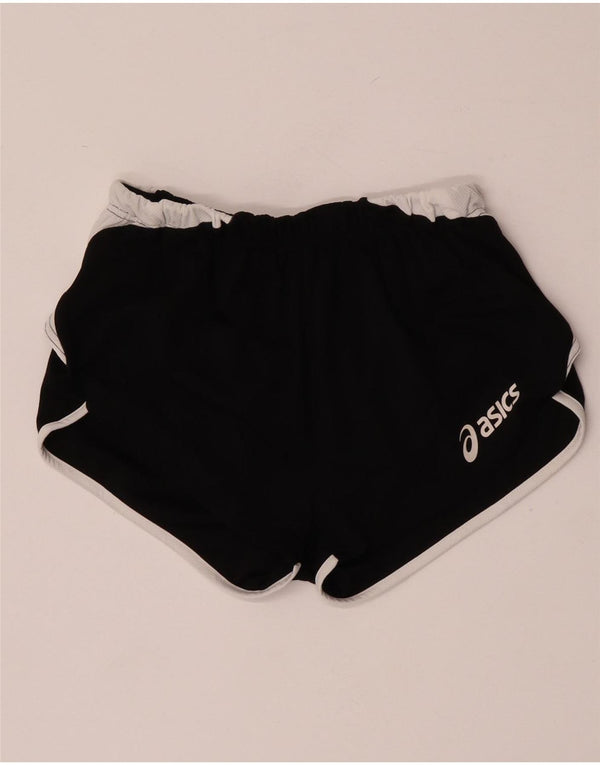 Asics Damen Sportshorts UK 10 Small Schwarz Colourblock