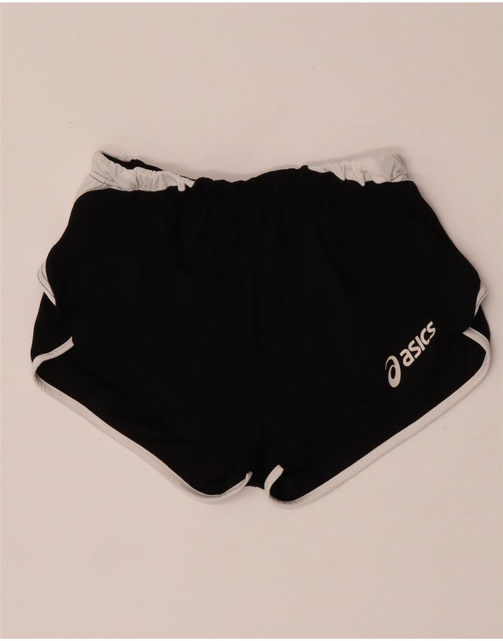 Asics Damen Sportshorts UK 10 Small Schwarz Colourblock