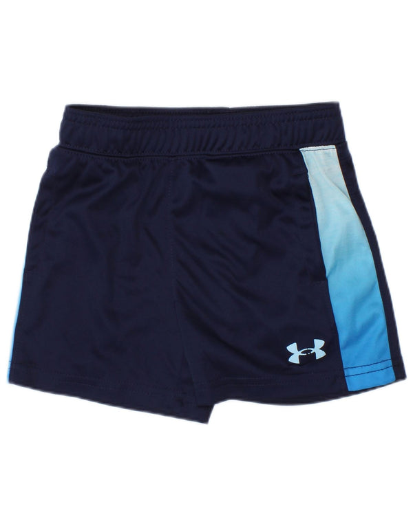 Under Armour Baby-Jungen-Sportshorts, 12–18 Monate, Marineblau, Farbblock