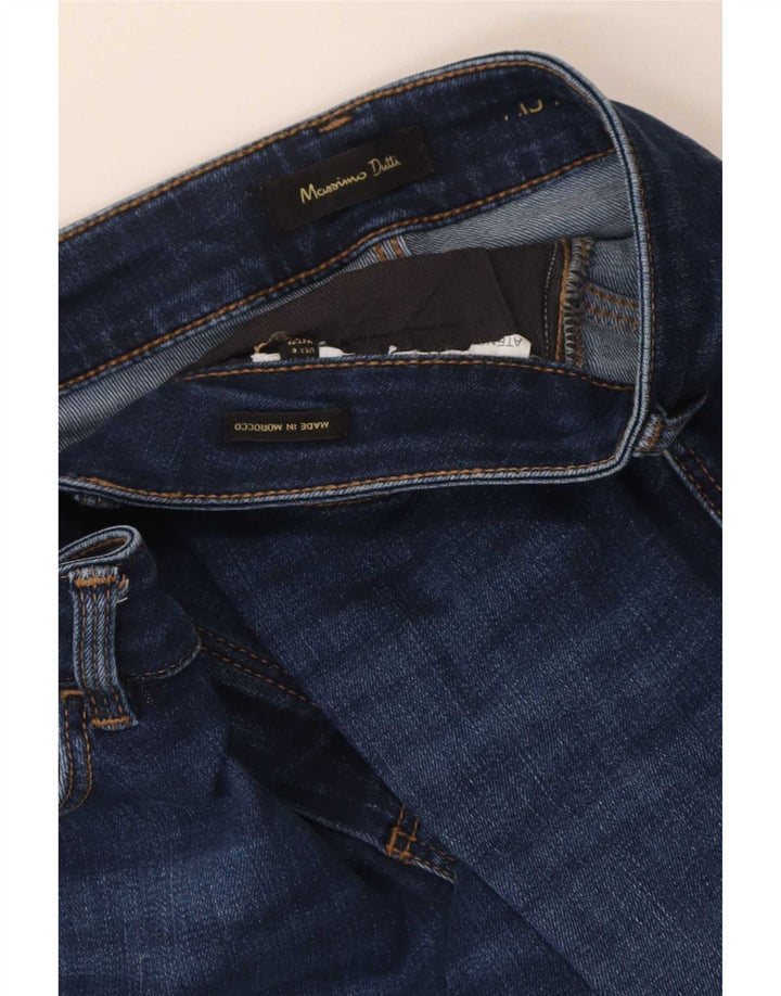 Massimo Dutti Damen Slim Jeans EU 38 Small W28 L26 Blau