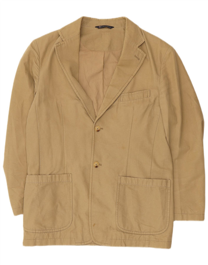 Marks & Spencer Herren Blue Harbor 2-Knopf-Blazerjacke UK 38 Mittelbeige