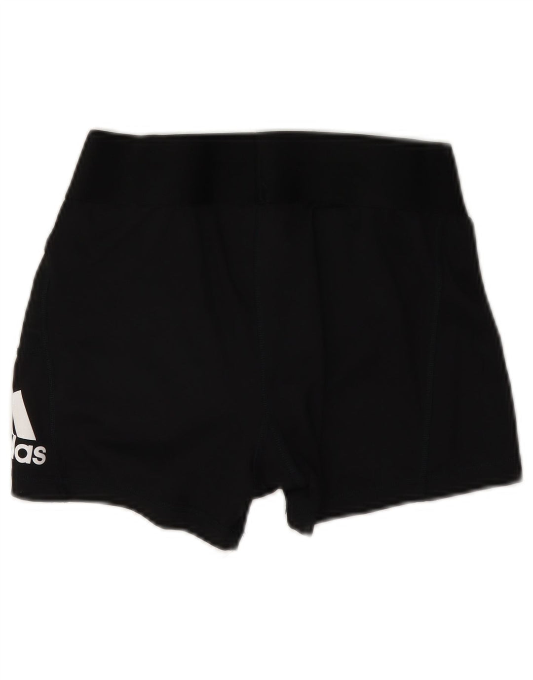 Adidas Damen Graphic Sport Shorts UK 12 Medium Schwarz Polyester