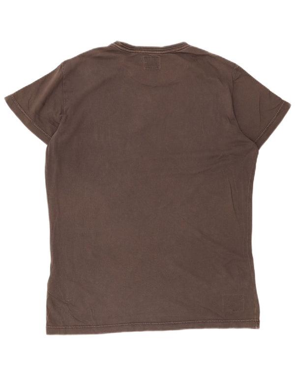 Diesel Herren-T-Shirt mit Grafik, groß, aus grauer Baumwolle