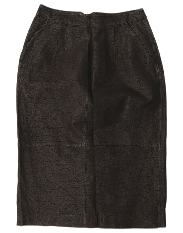 Vintage Damen Bleistiftrock EU 38 Medium W28 Schwarz