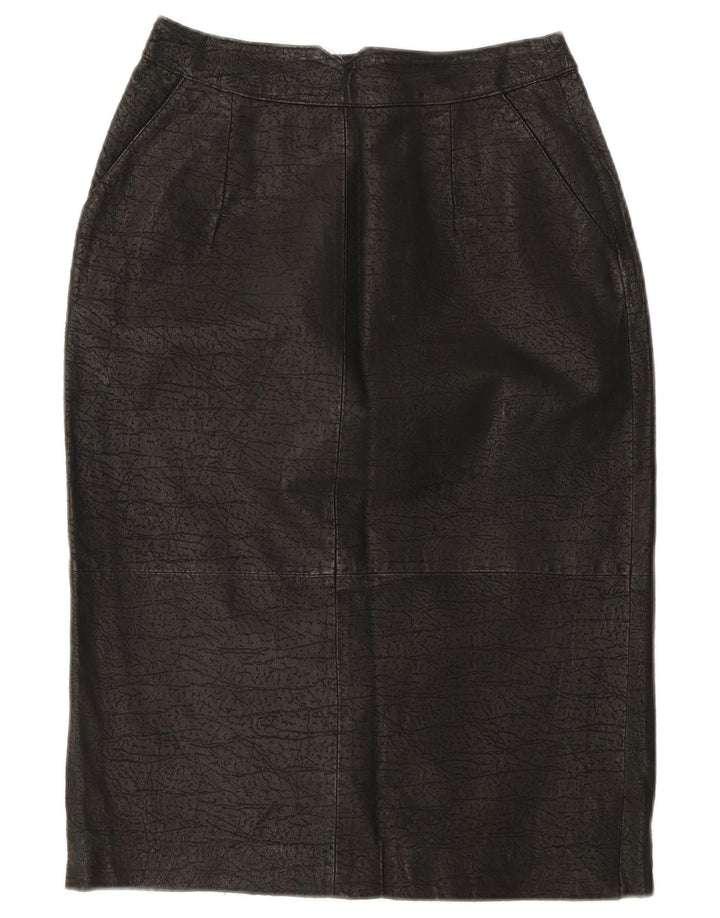 Vintage Damen Bleistiftrock EU 38 Medium W28 Schwarz