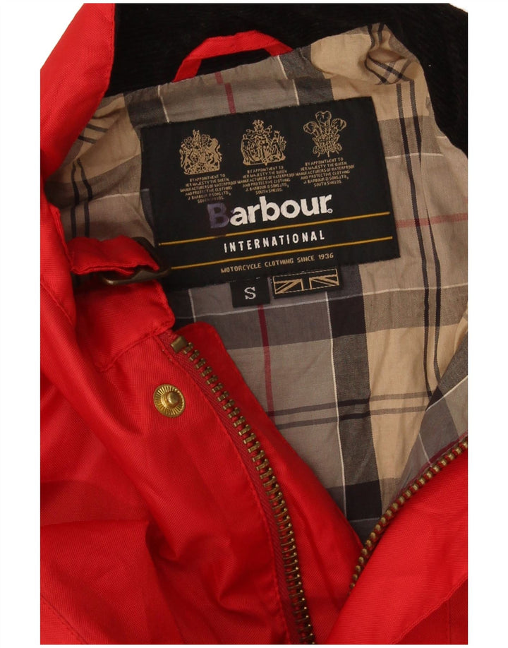 Barbour Herren Motorstyle Racer Jacke UK 36 Small Rot
