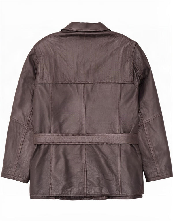 Vintage Herren Lederjacke IT 50 Large Braun