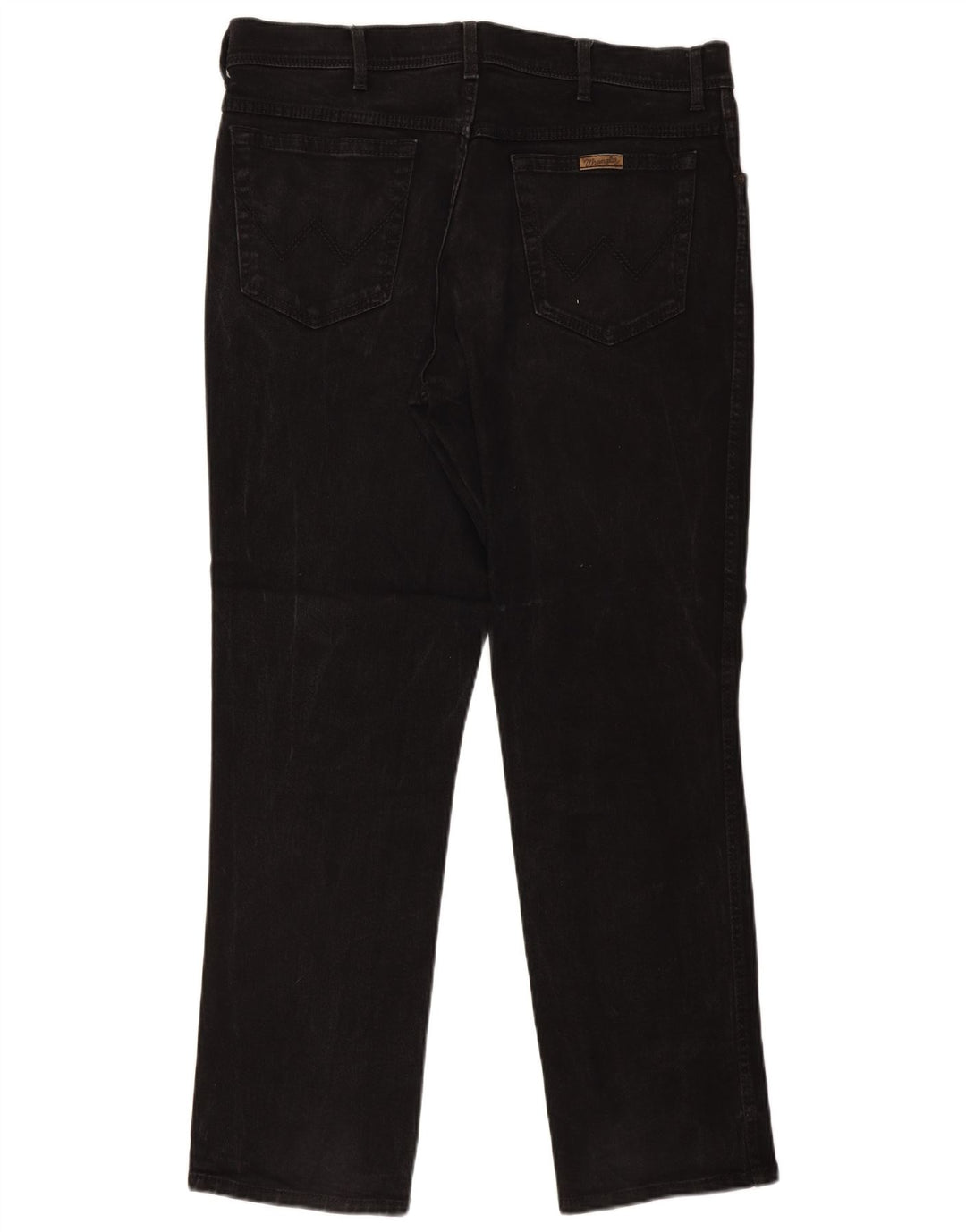 Wrangler Herren-Jeans mit normaler Passform, gerade Passform, W38, L32, schwarze Baumwolle