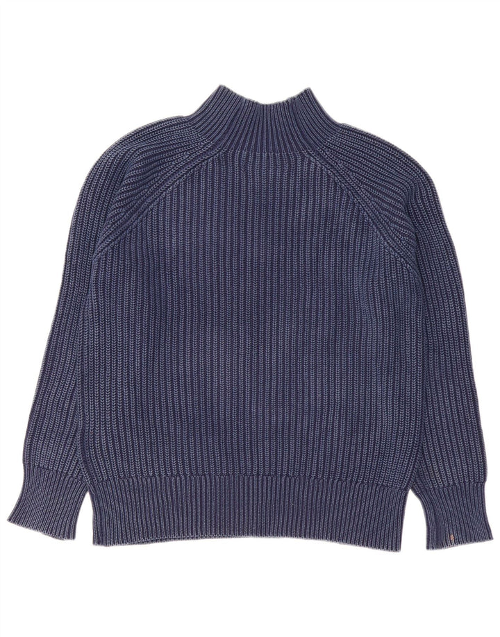 Replay Rollkragenpullover für Damen, UK 14, mittelmarineblau, Baumwolle