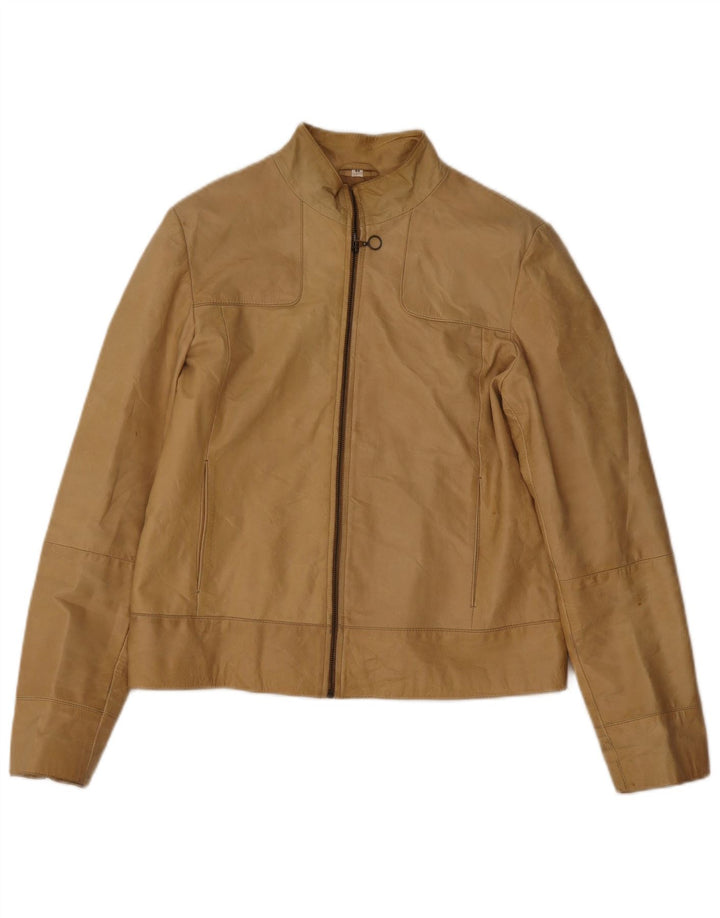 Conbipel Damen Lederjacke IT 44 Medium Beige