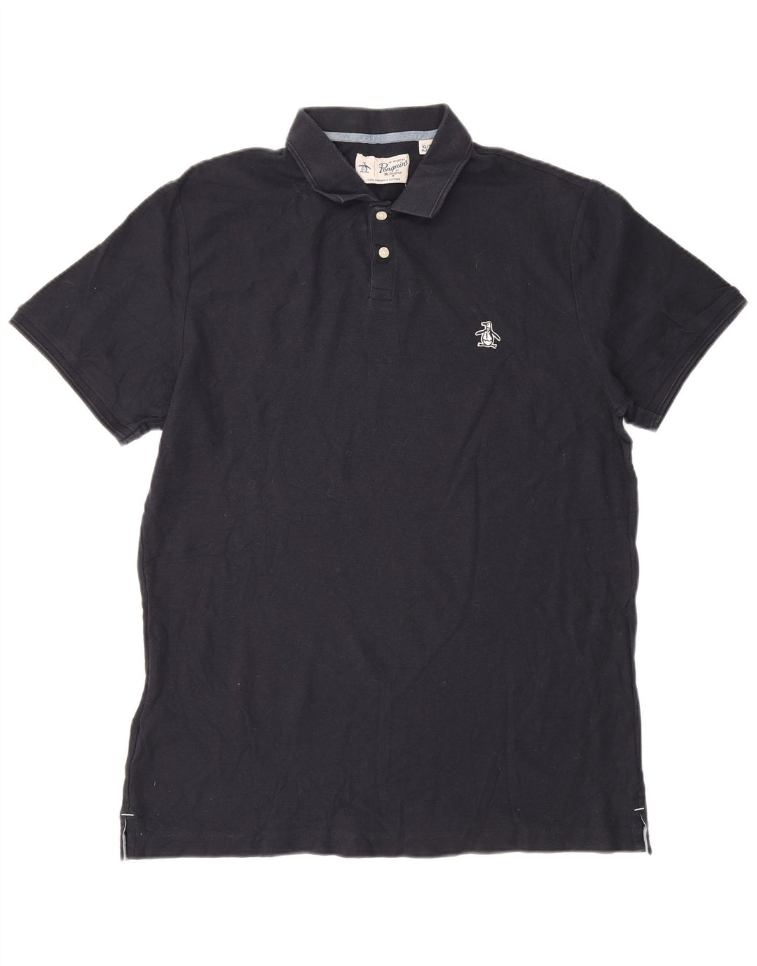 Penguin Herren Poloshirt XL Marineblau Baumwolle