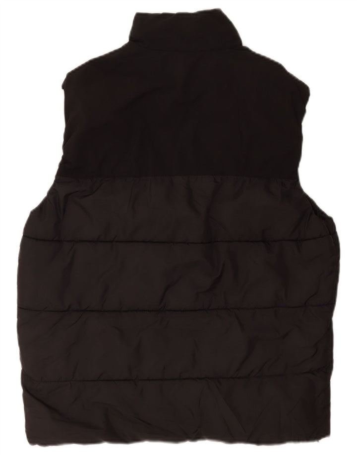 Zara Herren Wattierte Weste UK 36 Small Schwarz Polyester