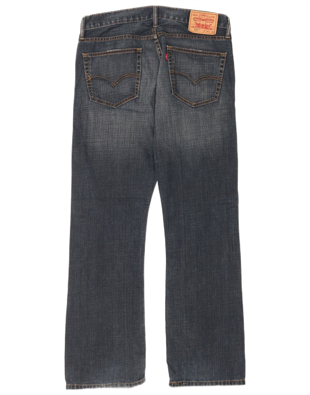 Levi's Herren 527 Bootcut Jeans W34 L32 Marineblau Baumwolle