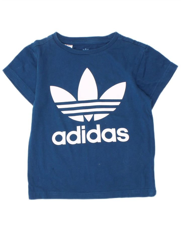 Adidas Jungen Graphic T-Shirt Top 3-4 Jahre Blau