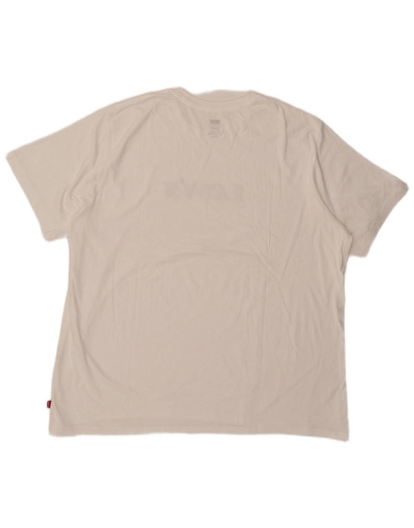 Levi's Mens Relaxed Fit Graphic T-Shirt Top XL White