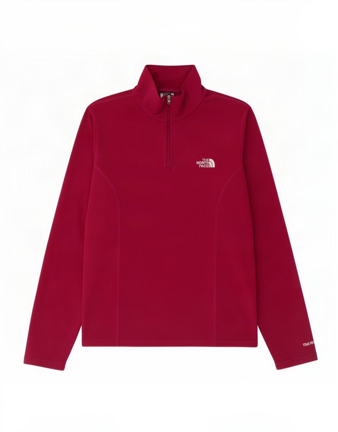 The North Face Damen-Fleecepullover mit Reißverschluss am Hals, UK 14, Mittelrosa, Polyester