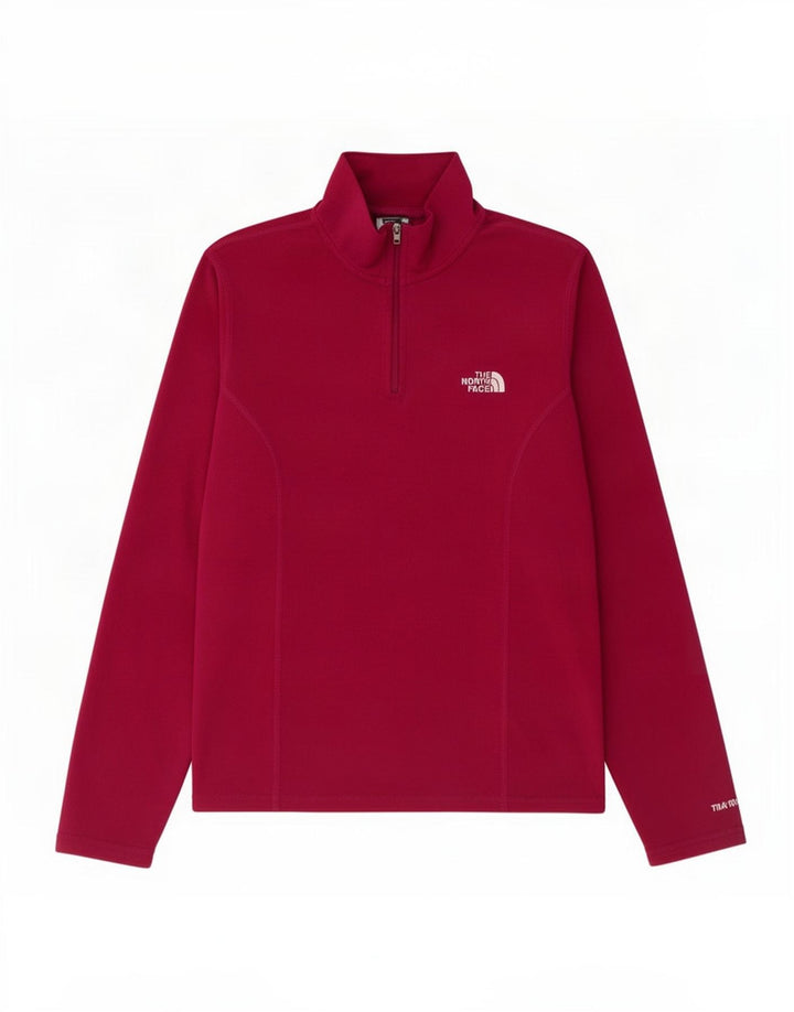 The North Face Damen-Fleecepullover mit Reißverschluss am Hals, UK 14, Mittelrosa, Polyester