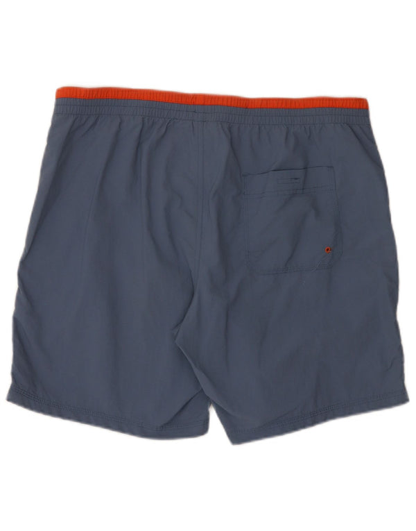 Diadora Herren-Badeshorts mit Grafik, 2XL, Marineblau, Colourblock-Polyamid