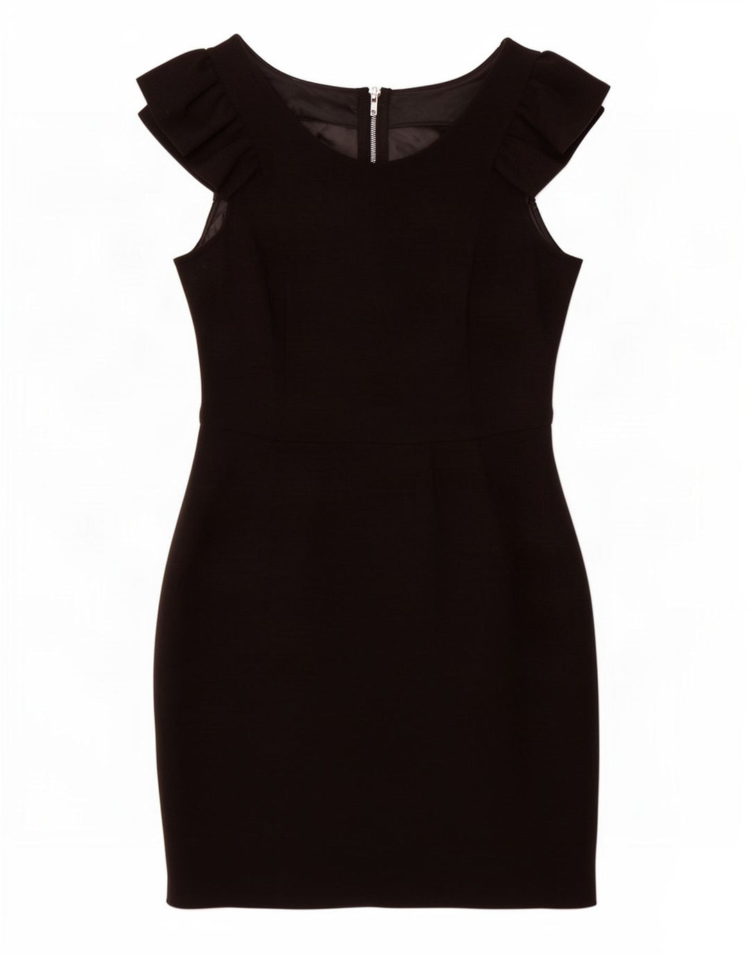 Warehouse Ärmelloses Damen-Etuikleid, UK 12, Mittelschwarz, Polyester