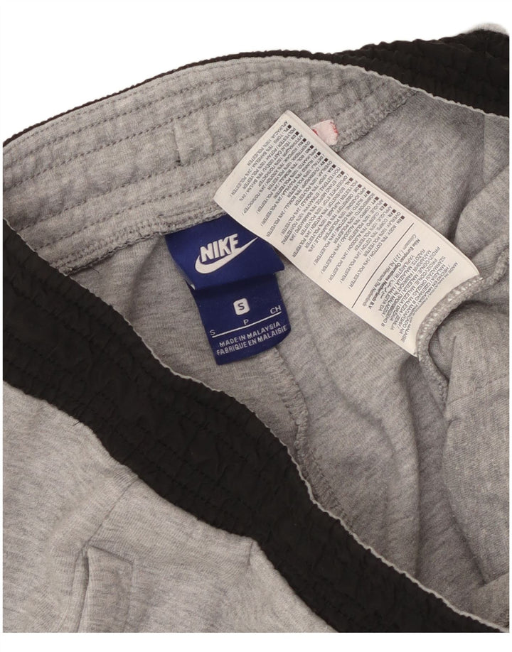 Nike Herren-Capri-Trainingshose, Größe S, Grau, Colourblock-Baumwolle