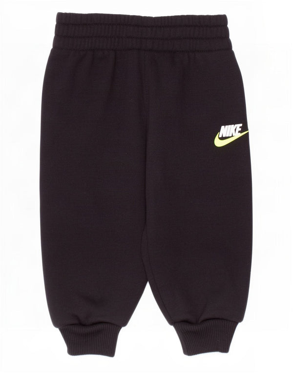 Nike Baby-Jungen-Jogger-Trainingshose, 6–9 Monate, schwarze Baumwolle