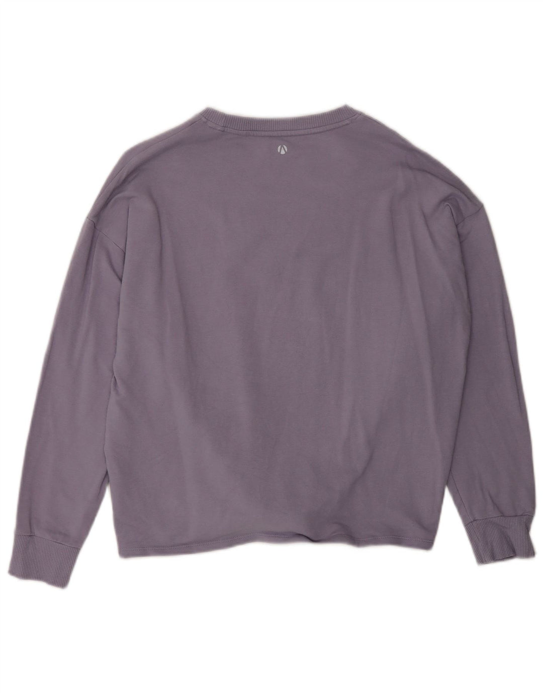 Marks & Spencer Damen-Sweatshirt-Pullover UK 12 Mittelviolette Baumwolle
