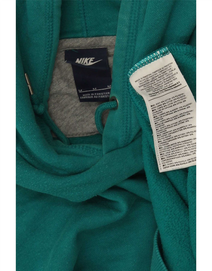 Nike Herren Kapuzenpullover aus mittelgrüner Baumwolle