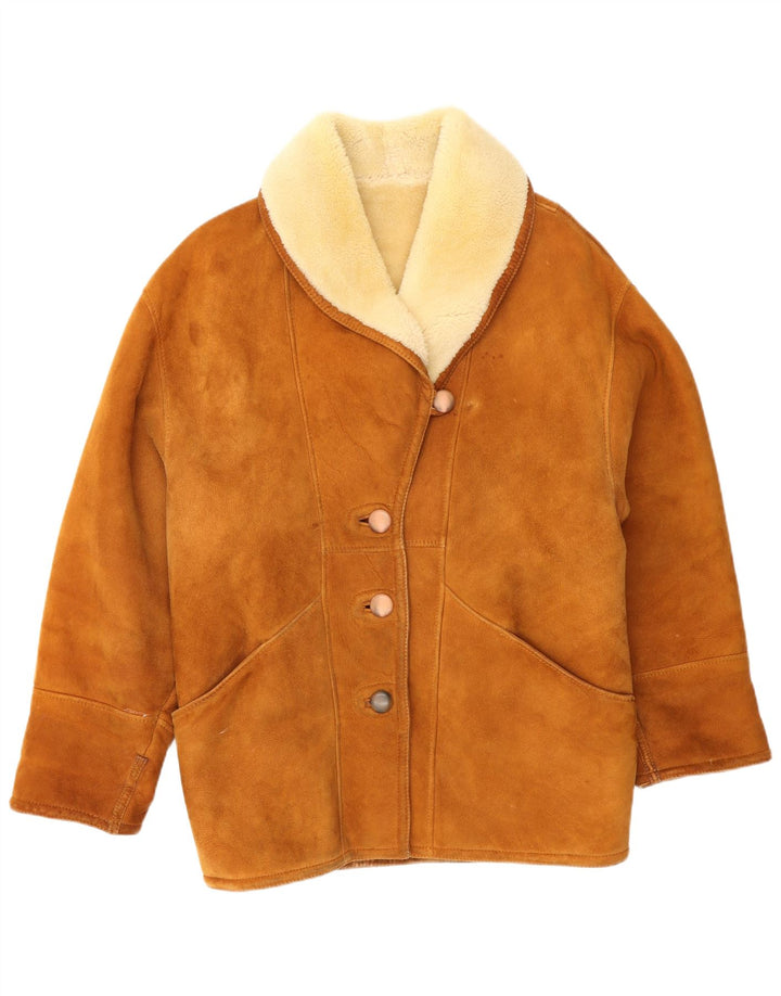 Umberto Olivieri Damen Übergroße Jacke IT 40 Small Braun