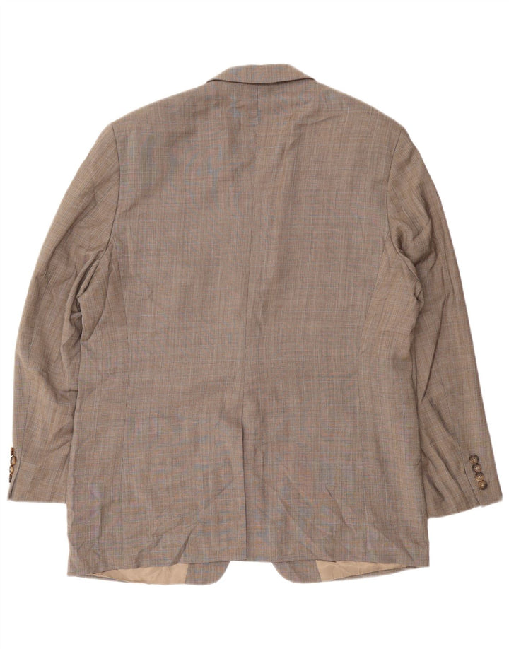 RALPH LAUREN Herren-Blazer mit 2 Knöpfen, Gr. 40, groß, grau kariert