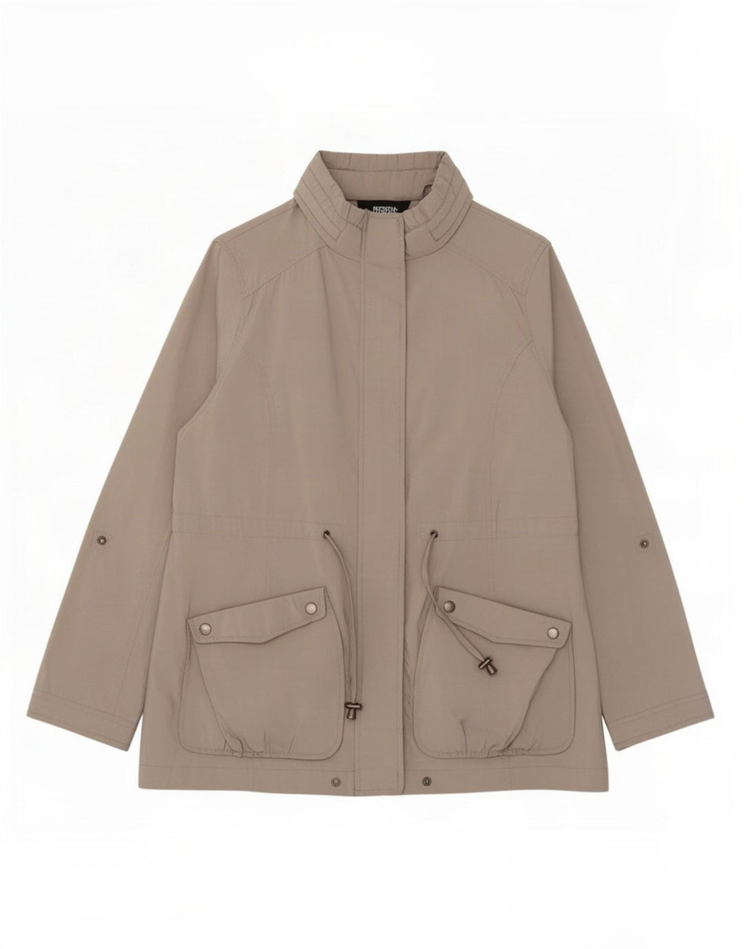 M&Co Damen-Parkajacke mit Kapuze, UK 12, Mittelgrau, Polyester