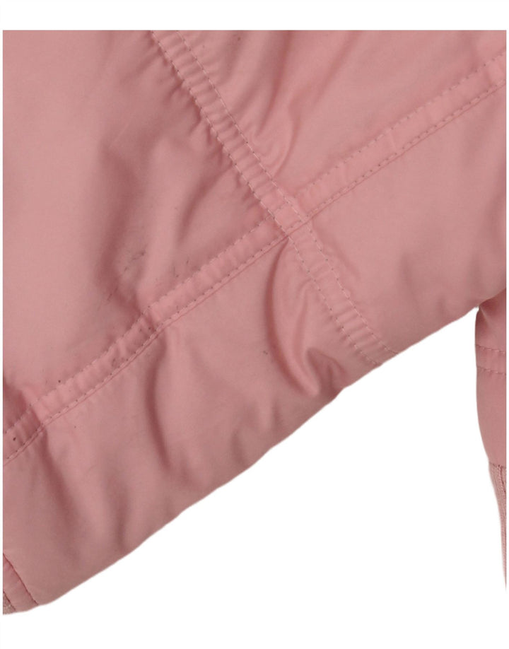 Buffalo Wattierte Damenjacke mit Kapuze, UK 14, Größe L, rosa, Polyester