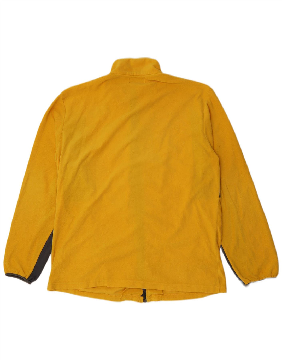 Kappa Herren Fleecejacke UK 44 2XL Gelbes Colourblock-Polyester