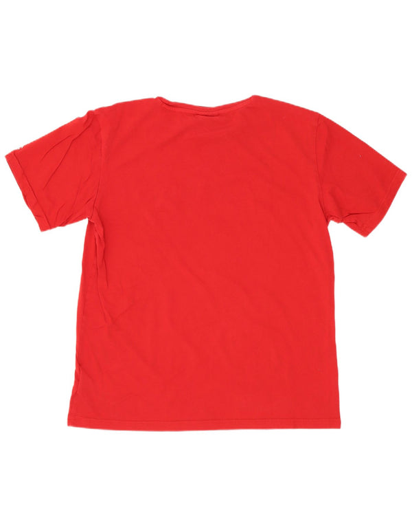 Champion T-Shirt für Jungen, 15–16 Jahre, 2XL, rote Baumwolle