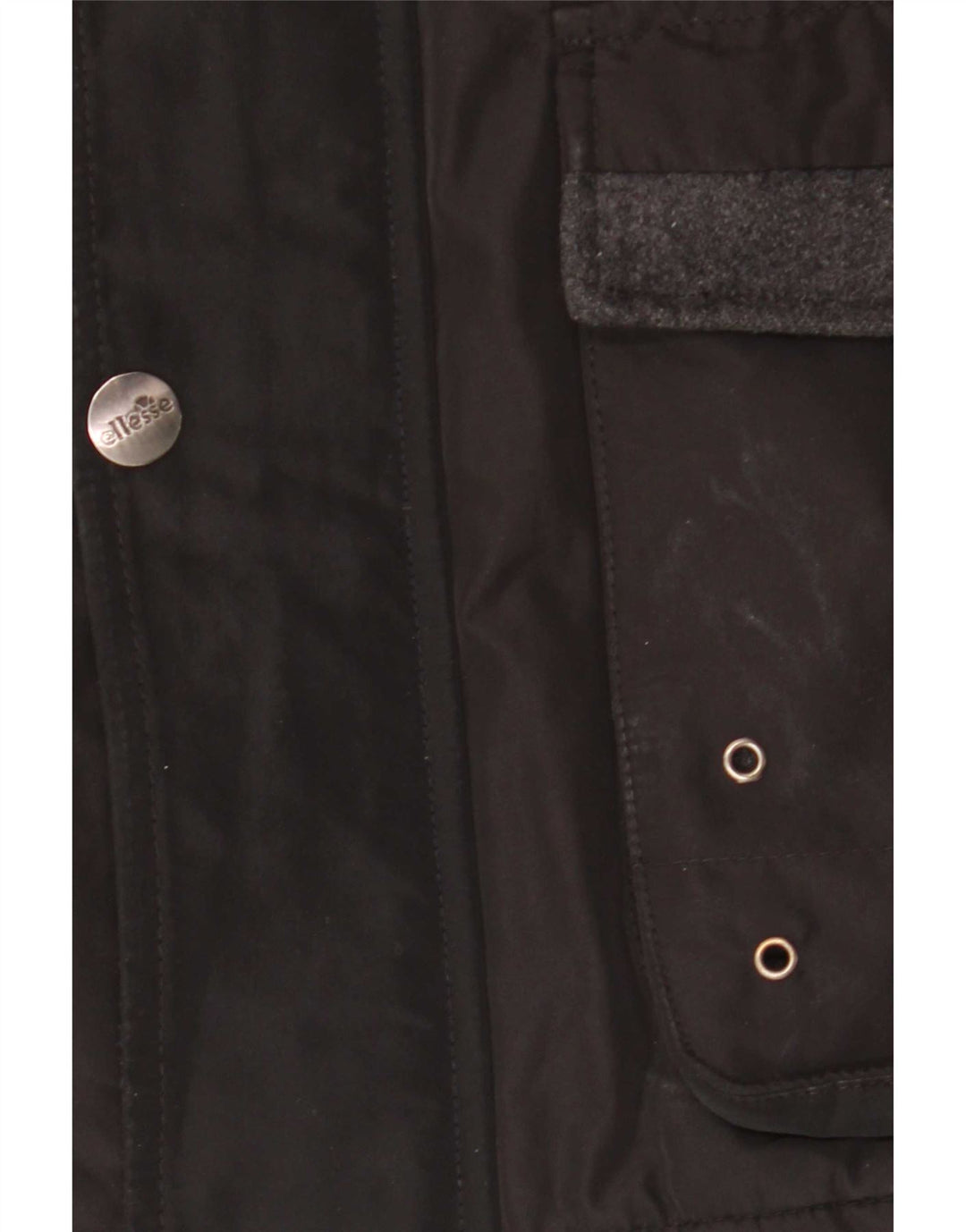 Ellesse Herren Utility Jacke UK 42 XL Schwarz
