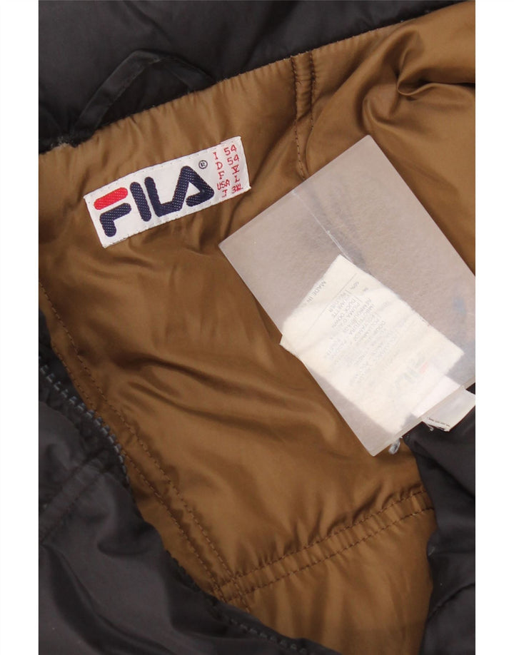 Fila Herren Kapuzenjacke IT 54 2XL Schwarz Polyamid