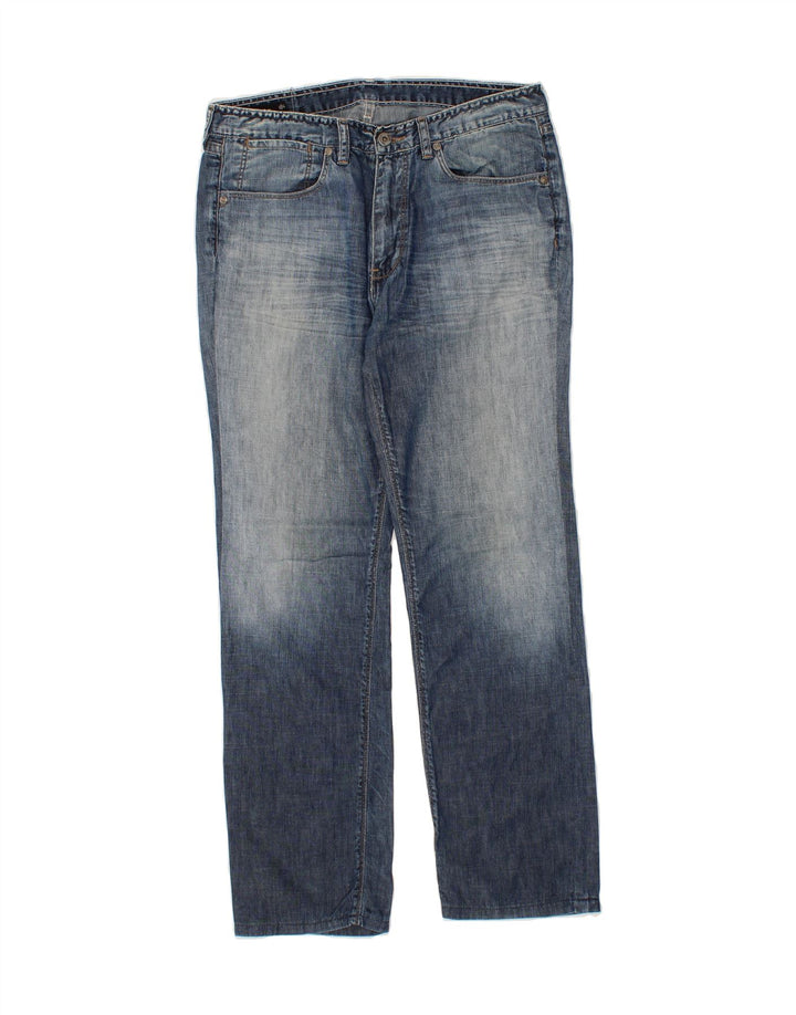 MASSIMO DUTTI Womens Straight Jeans W31 L29 Blue Vintage Massimo Dutti and Second-Hand Massimo Dutti from Messina Hembry 