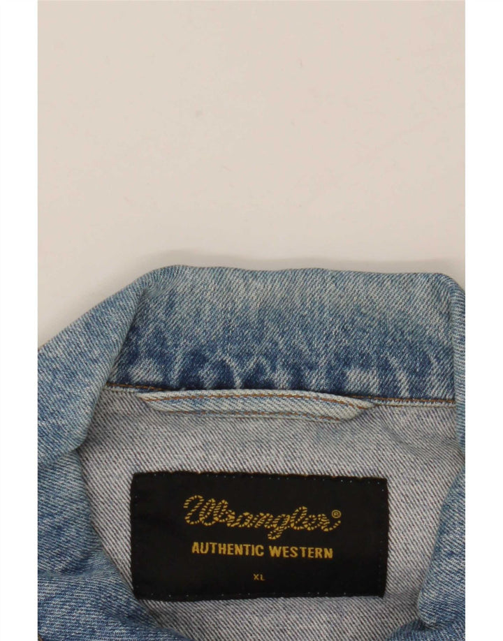 Wrangler Herren Western Jeansjacke UK 42 XL Blau