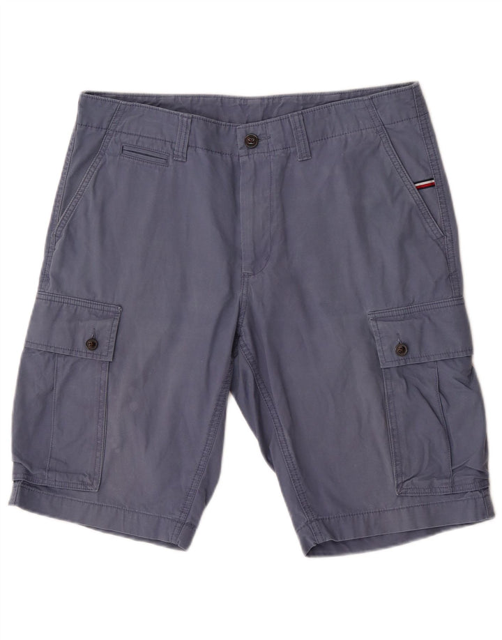 Tommy Hilfiger Herren Cargo-Shorts W34 Große marineblaue Baumwolle