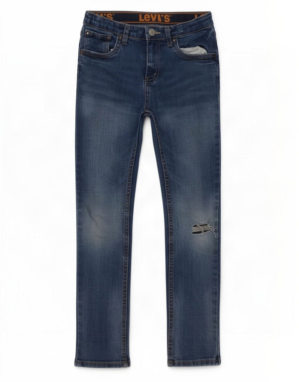 Levi's Jungen 510 Skinny Jeans 7–8 Jahre W24 L22 Blau