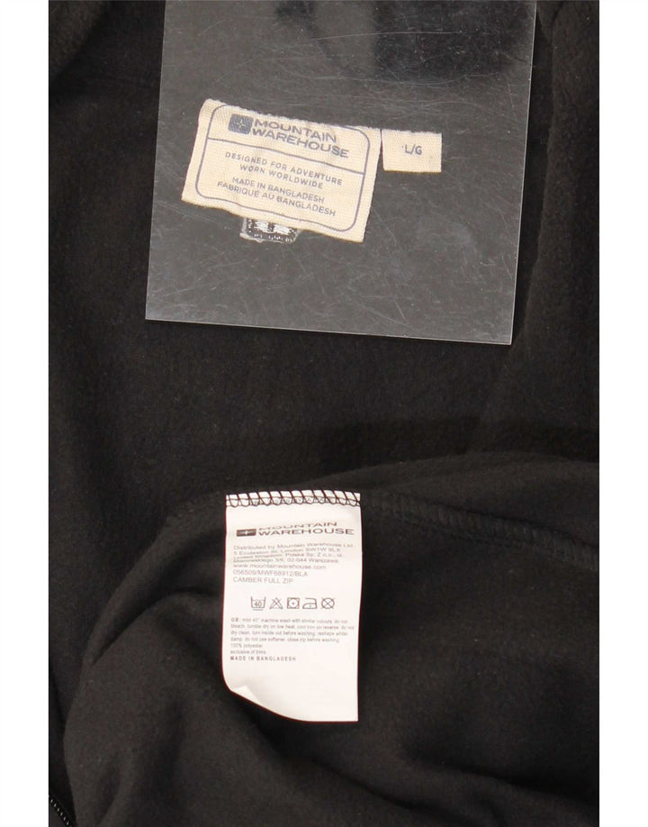 Mountain Warehouse Herren Fleecejacke UK 40 Large Schwarz Polyester