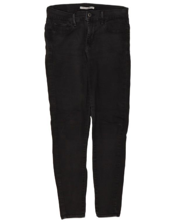 Levi's Damen 710 Super Skinny Jeans W28 L28 Schwarze Baumwolle