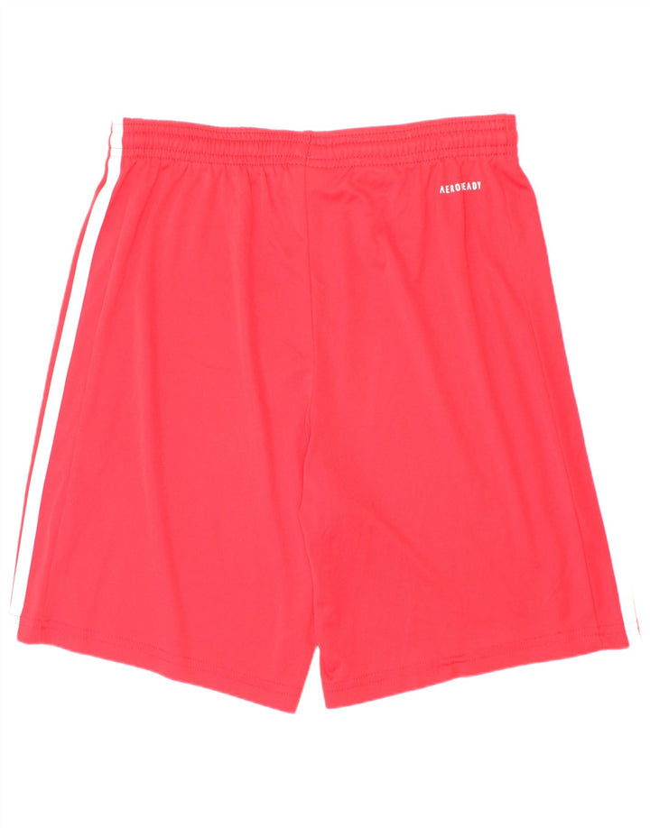 Adidas Jungen Aeroready Sportshorts 13–14 Jahre, rotes Polyester