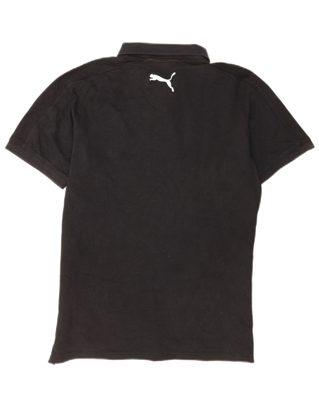 Puma Herren Poloshirt Small Schwarz Baumwolle