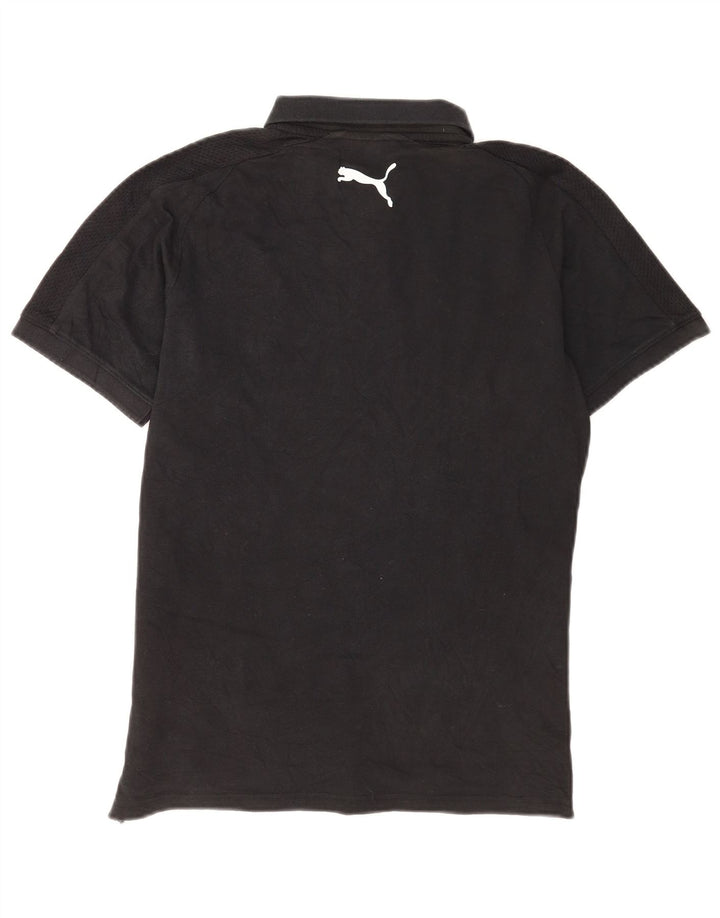 Puma Herren Poloshirt Small Schwarz Baumwolle