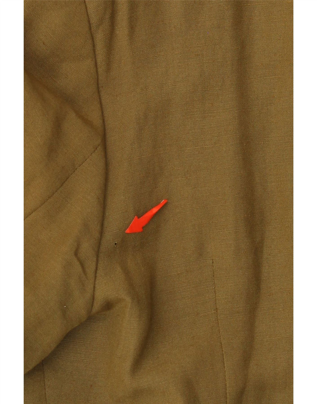 VINTAGE Damen 4-Knopf-Blazerjacke IT 44 Medium Khaki Rayon