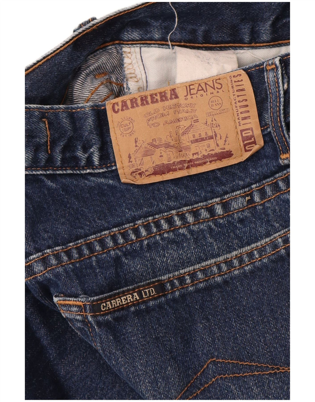 Carrera Herren Straight Jeans W32 L33 Blau