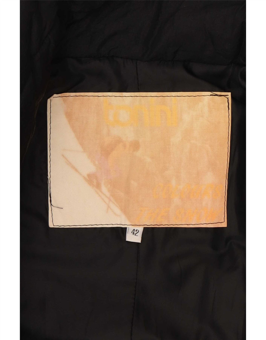 Vintage Damen Übergroßer Skioverall IT 42 Mittellila Farbblock