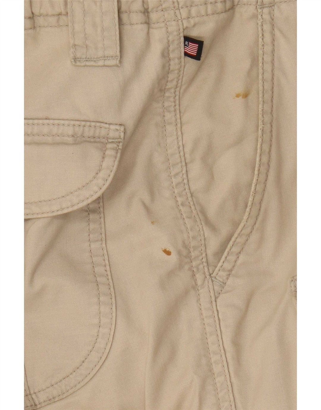 Ralph Lauren Damen gerade Cargohose US 8 Medium W30 L29 Beige
