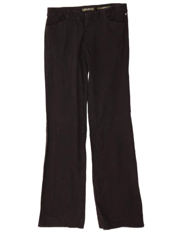 EDDIE BAUER Damen Shaw Fit Freizeithose US 8 Medium W32 L35 Schwarz