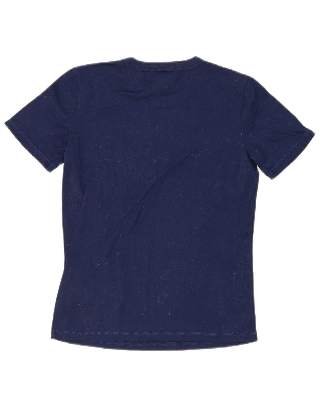 EDDIE BAUER Boys Top Long Sleeve 10-11 Years Medium Navy Blue Polyester